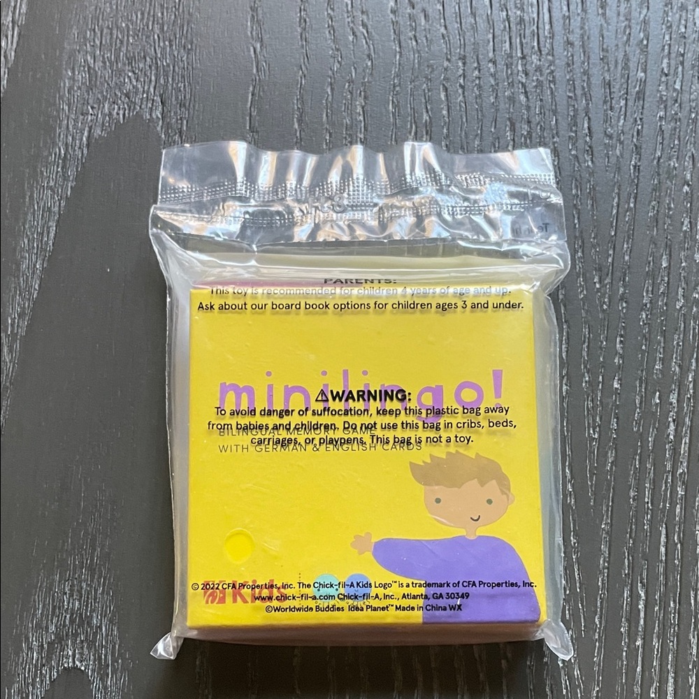 Yellow Kids German language cards